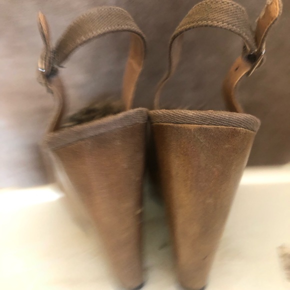 Womens Brown wedges - Picture 6 of 6